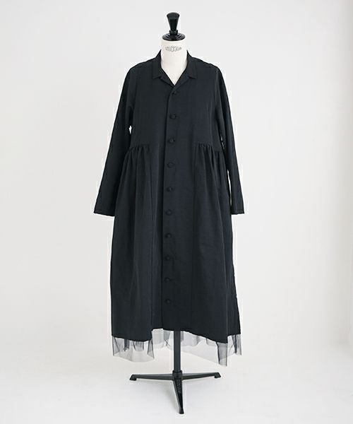 Mochi / DRESSING .coat dress[black]