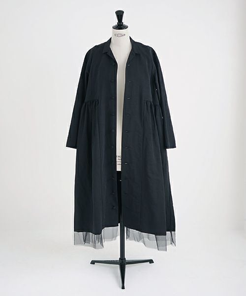 Mochi / DRESSING .coat dress[black]