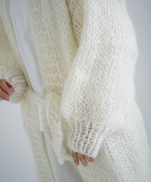 Maiami/マイアミ Mohair Coat [MMO 21290/B・Creme]