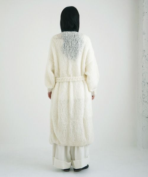 Maiami/マイアミ.Mohair Coat.[MMO 21290/B・Creme]