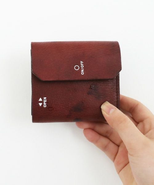 macromauro マクロマウロ AL FOLD WALLET [BLACK]