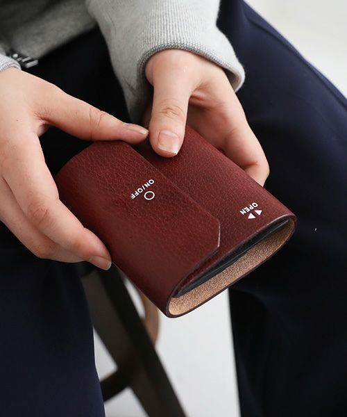 macromauro マクロマウロ.WORDING WALLET [BURGUNDY]_