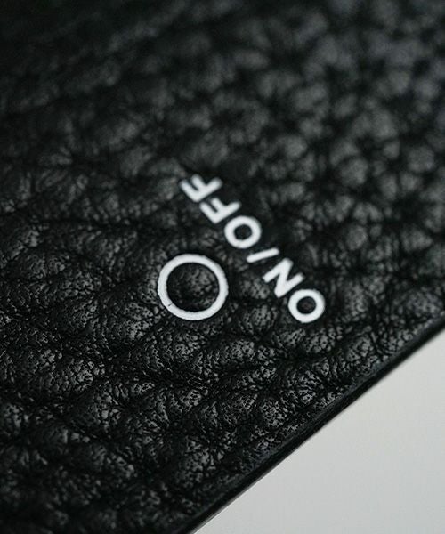 macromauro マクロマウロ.WORDING WALLET [BLACK]_