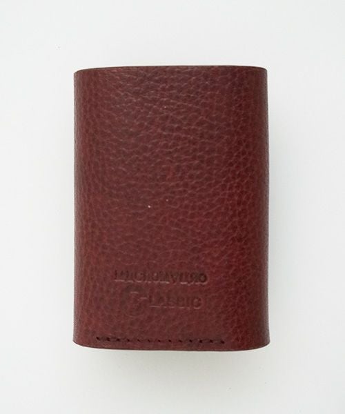 macromauro マクロマウロ.WORDING WALLET MINI [BURGUNDY]_