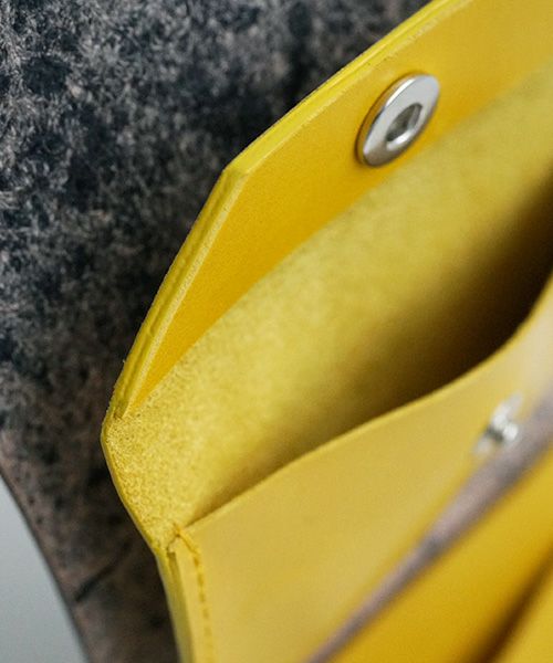 macromauro マクロマウロ.WORDING WALLET MINI [BLACK]_