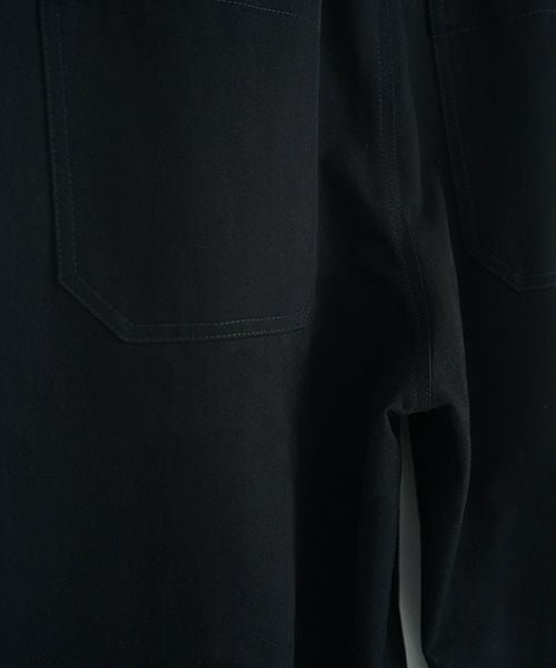 STUDIONICHOLSON スタジオニコルソン.VOLUME PLEAT PANTS[SNM-351/BLACK]