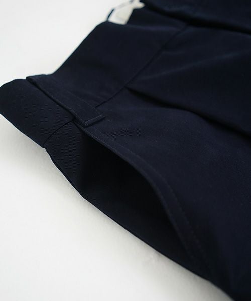 STUDIONICHOLSON スタジオニコルソン.VOLUME PLEAT PANTS[SNM-351/DARK NAVY]