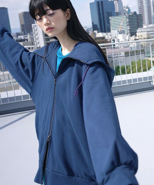 VUy.ヴウワイ.big hoody vuy-s23-k04[BLUE]_