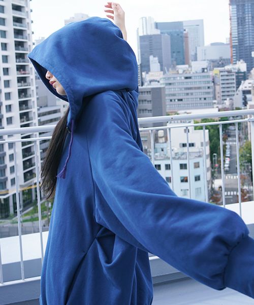 VUy.ヴウワイ.big hoody vuy-s23-k04[BLUE]_