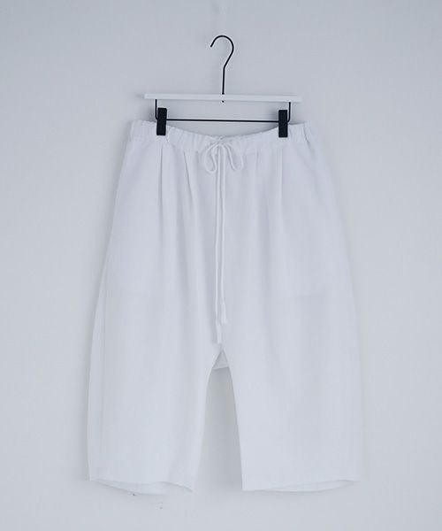 VUy.ヴウワイ.wide short pants vuy-s12-p02[WHITE]_