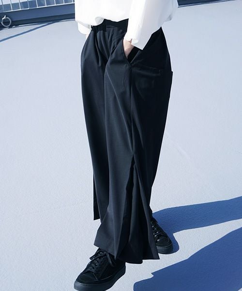 VUy.ヴウワイ.box slit psnts vuy-s12-p03[BLACK]