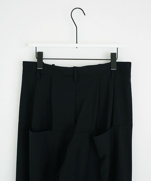 VUy.ヴウワイ.box slit psnts vuy-s12-p03[BLACK]