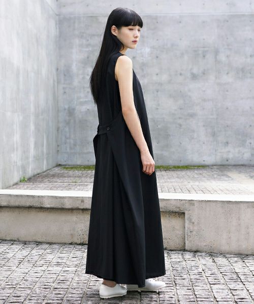 Mochi モチ sleeveless dress [ms21-op-02/black]