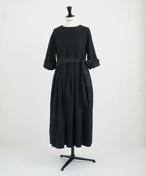 Mochi.モチ.belt dress [ms21-op-03/sumi/sa]