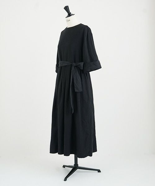 Mochi.モチ.belt dress [ms21-op-03/sumi/sa]