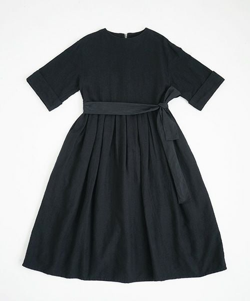 Mochi.モチ.belt dress [ms21-op-03/sumi/sa]