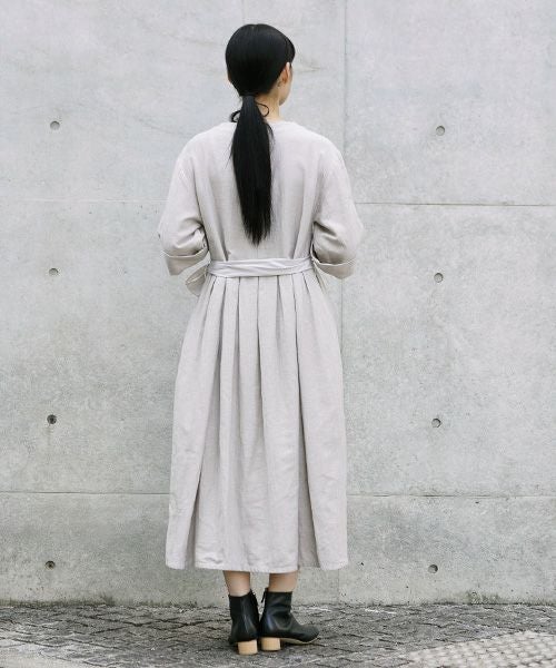 Mochi.モチ.belt dress [ms21-op-03/beige/sa]