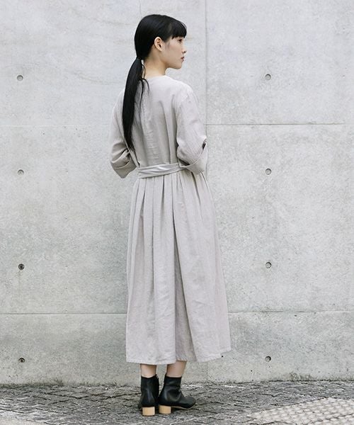 Mochi.モチ.belt dress [ms21-op-03/beige/sa]