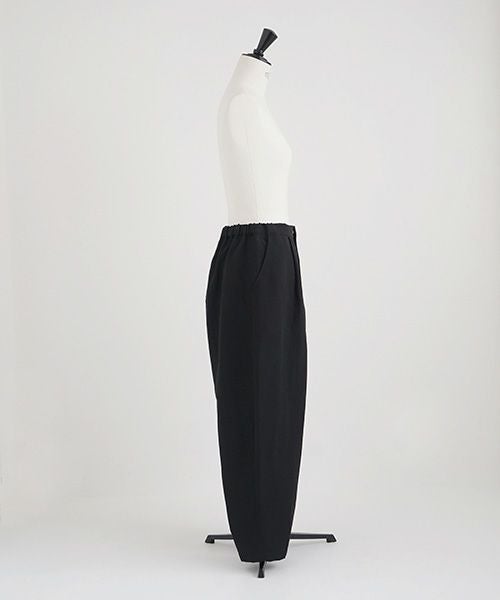 Mochi.モチ.wide tapered pants. [ms21-p-01/black]
