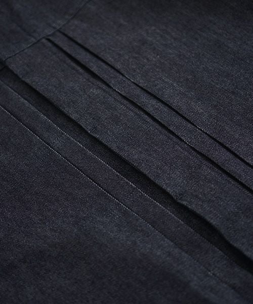 Mochi.モチ.silk cotton denim jacket.[ms21-jk-01/indigo]