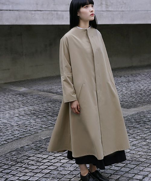 Mochi モチ spring coat_ [ms21-co-01/beige]