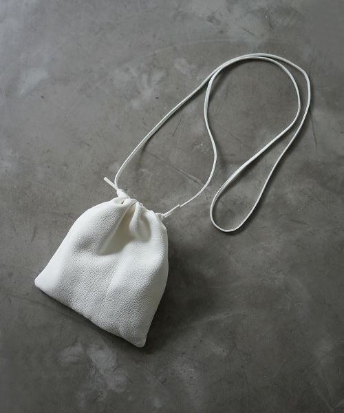 Mochi.モチ.drawstring bag (s) [ma-pro-01-/white]