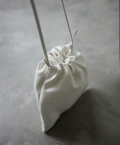 Mochi.モチ.drawstring bag (s) [ma-pro-01-/white]