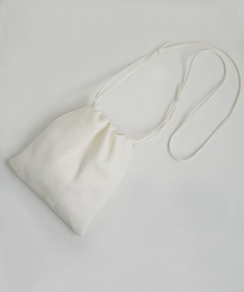 Mochi.モチ.drawstring bag (s) [ma-pro-01-/white]