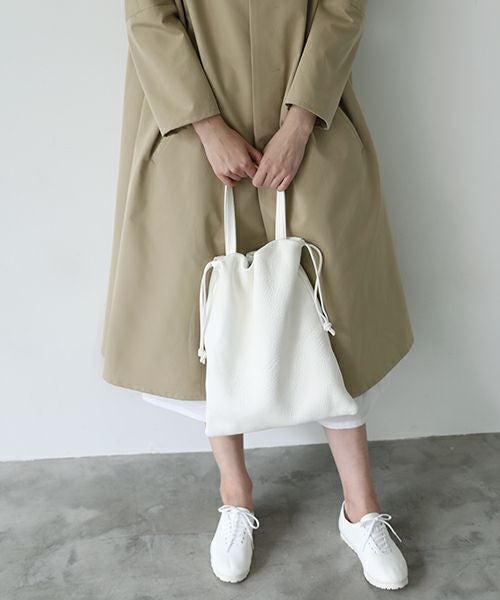 Mochi モチ drawstring bag (m) [ma-pro-01-/white]