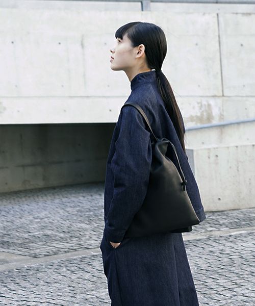 Mochi モチ drawstring bag (m) [ma-pro-01-/black]