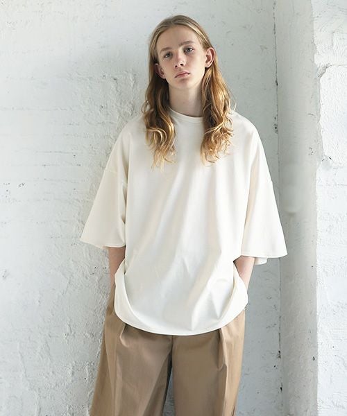 YOKO SAKAMOTO ヨーコサカモト BIG TUBE POCKET T-SHIRT [WHITE/YS