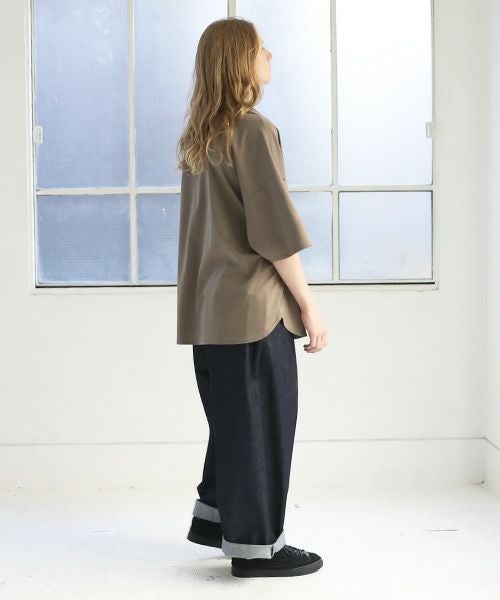 VU.ヴウ.basic t-shirt vu-s12-t08[LIGHT BROWN]_