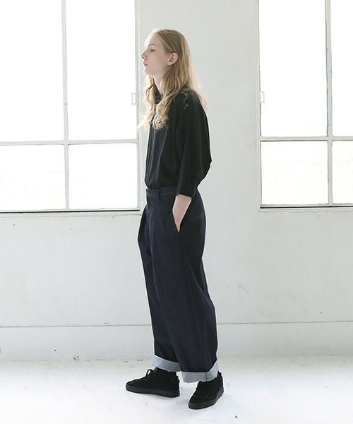 VU.ヴウ.knee wide pants vu-s23-kp09[DEEP BLUE]