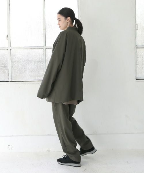 VU.ヴウ.no collar jacket vu-s12-j13[KHAKI]_