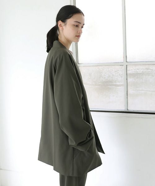 VU.ヴウ.no collar jacket vu-s12-j13[KHAKI]_