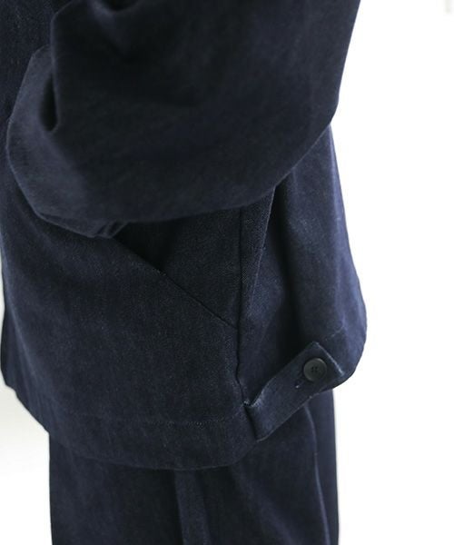 VU.ヴウ.stand collar bluson vu-a23-kb14[DEEP BLUE]