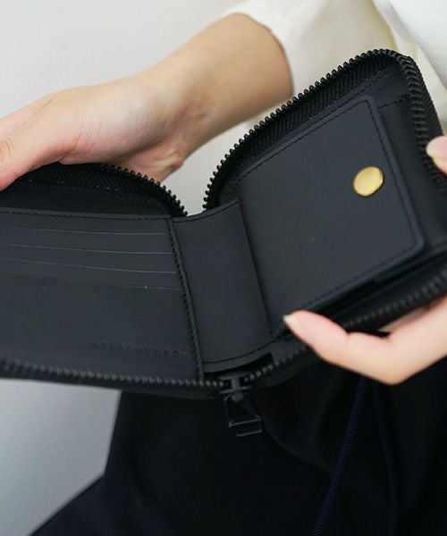 macromauro×Palm maison.マクロマウロ×パームメゾン.【別注】original goat wallet[black]_