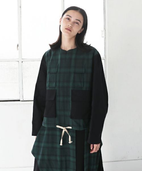 ohta オオタ.check short jacket [jk-46C]