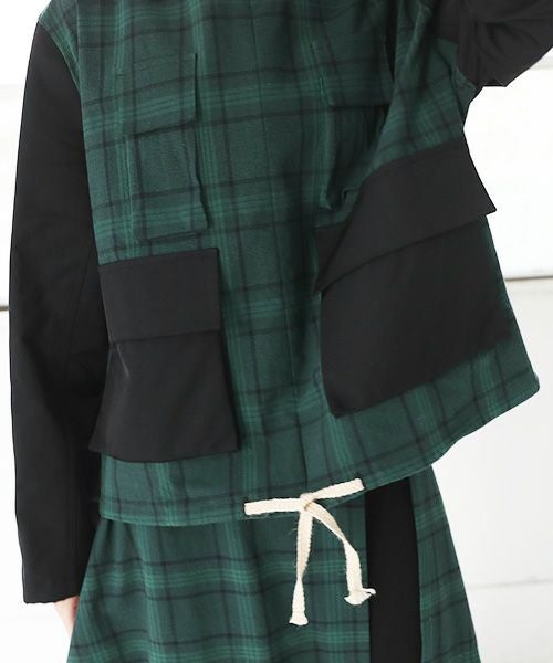 ohta オオタ.check short jacket [jk-46C]