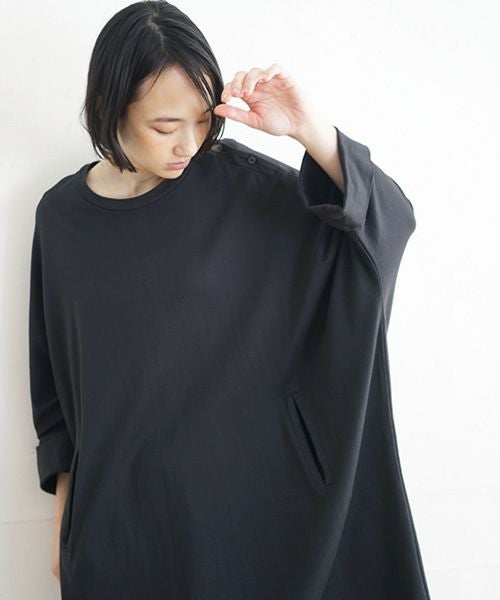 Mochi / home&miles.モチ / ホーム＆マイルズ.dolman one piece [charcoal grey]