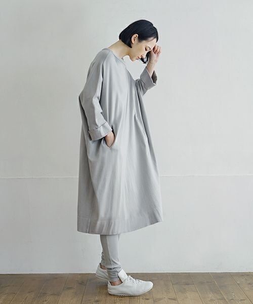 Mochi / home&miles.モチ / ホーム＆マイルズ.dolman one piece [grey fog]