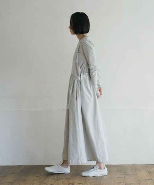Mochi / home&miles.モチ / ホーム＆マイルズ.apron salopette [grey fog]