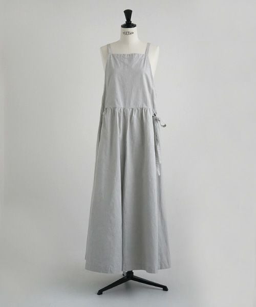 Mochi / home&miles.モチ / ホーム＆マイルズ.apron salopette [grey fog]