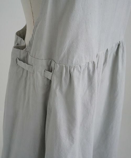 Mochi / home&miles.モチ / ホーム＆マイルズ.apron salopette [grey fog]