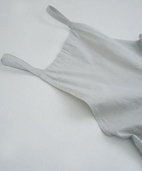 Mochi / home&miles.モチ / ホーム＆マイルズ.apron salopette [grey fog]