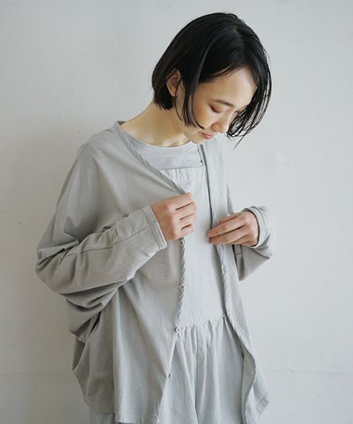Mochi / home&miles.モチ / ホーム＆マイルズ.dolman sleeve cardigan[grey fog]