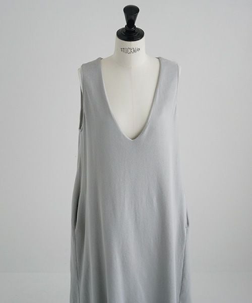 Mochi / home&miles.モチ / ホーム＆マイルズ.v-neck one piece [grey fog]