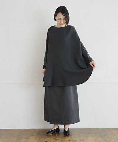 Mochi / home&miles.モチ / ホーム＆マイルズ.cocoon vest [charcoal grey]
