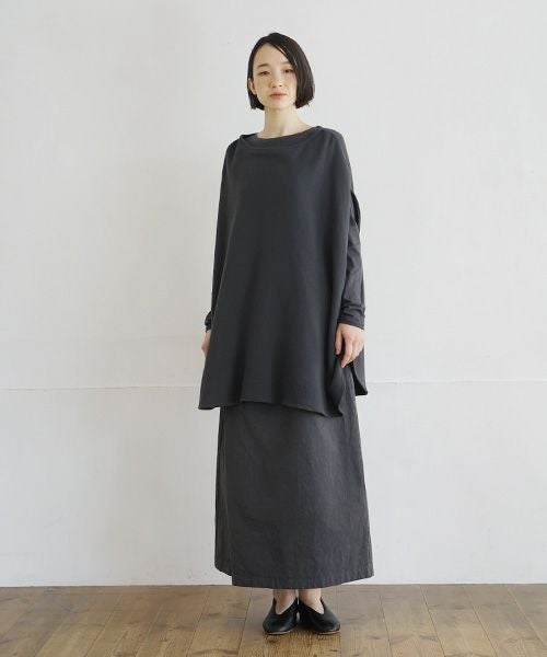 Mochi / home&miles.モチ / ホーム＆マイルズ.cocoon vest [charcoal grey]