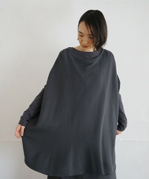 Mochi / home&miles.モチ / ホーム＆マイルズ.cocoon vest [charcoal grey]